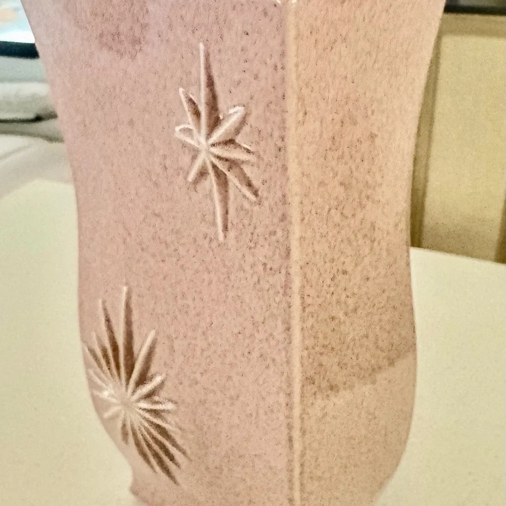 RARE! Mid Century Charles Murphy X Red Wing USAPottery Vase M-1570 Pink Speckle